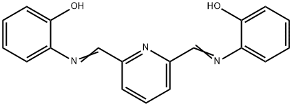 2,2'-[2,6-吡啶二基双(次甲基硝基)]双苯酚 结构式