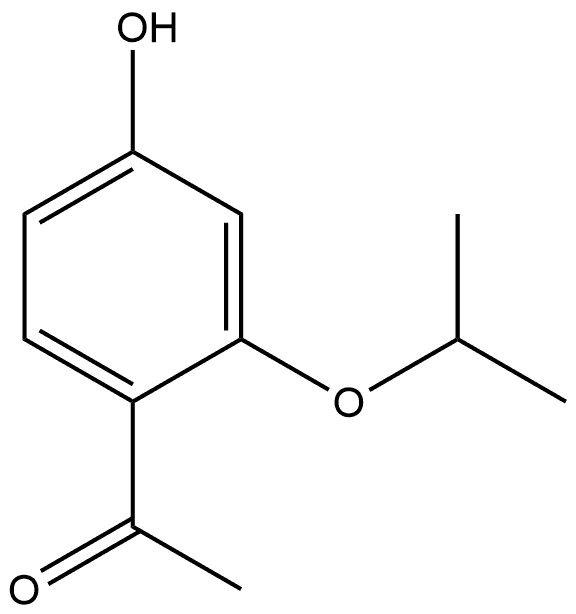 1-(4-hydroxy-2-isopropoxyphenyl)ethanone Structure