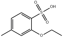 2-ethoxy-4-Methylbenzenesulfonic acid 化学構造式