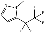 1-Methyl-5-(pentafluoroethyl)-1H-pyrazole,1823245-88-0,结构式