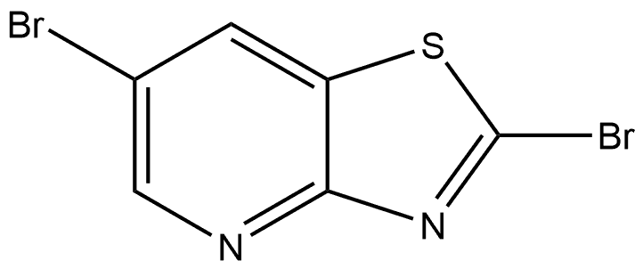 2,6-dibromo-[1,3]thiazolo[4,5-b]pyridine Structure