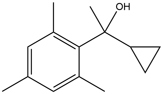 1-(2,4,6-Trimethylphenyl)-1-cyclopropyl ethanol|
