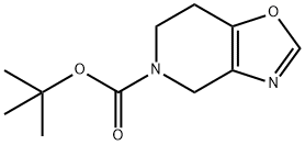 Oxazolo[4,5-c]pyridine-5(4H)-carboxylic acid, 6,7-dihydro-, 1,1-dimethylethyl ester Struktur