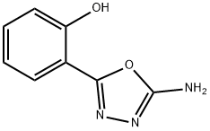 Phenol, 2-(5-amino-1,3,4-oxadiazol-2-yl)- Struktur