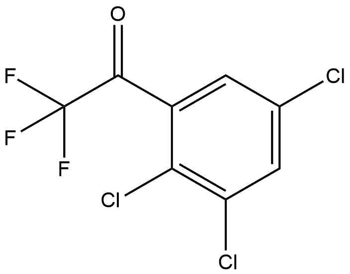 2,2,2-三氟-1-(2,3,5-三氯苯基)乙酮,1823321-19-2,结构式