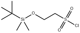 Ethanesulfonyl chloride, 2-[[(1,1-dimethylethyl)dimethylsilyl]oxy]- Struktur