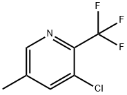 3-Chloro-5-methyl-2-(trifluoromethyl)pyridine Struktur