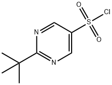 5-Pyrimidinesulfonyl chloride, 2-(1,1-dimethylethyl)- Structure