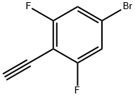 5-溴-2-乙炔基-1,3-二氟苯 结构式