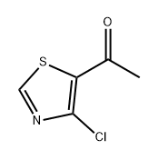 1-(4-氯噻唑-5-基)乙酮 结构式