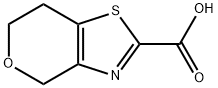 4H-Pyrano[3,4-d]thiazole-2-carboxylic acid, 6,7-dihydro- Struktur