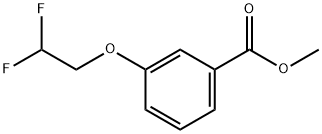 Methyl 3-(2,2-difluoroethoxy)benzoate,1823493-69-1,结构式