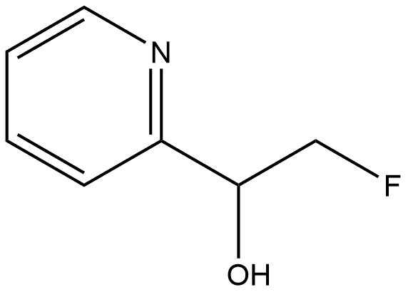 α-(Fluoromethyl)-2-pyridinemethanol Structure