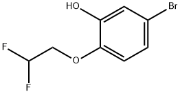 5-Bromo-2-(2,2-difluoroethoxy)phenol,1823606-59-2,结构式