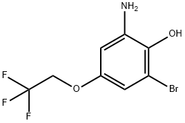 1823625-03-1 2-Amino-6-bromo-4-(2,2,2-trifluoroethoxy)phenol