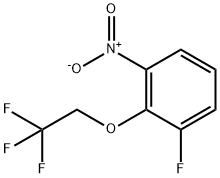 3-Fluoro-2-(2,2,2-trifluoroethoxy)nitrobenzene Struktur