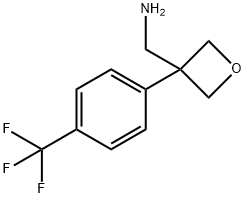 3-Oxetanemethanamine, 3-[4-(trifluoromethyl)phenyl]-|3-[4-(三氟甲基)苯基]氧杂环丁烷-3-基]甲胺