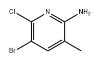 2-Pyridinamine, 5-bromo-6-chloro-3-methyl- Structure