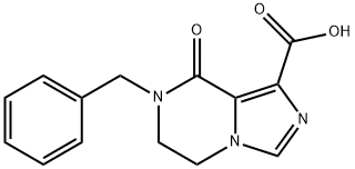 Imidazo[1,5-a]pyrazine-1-carboxylic acid, 5,6,7,8-tetrahydro-8-oxo-7-(phenylmethyl)- Structure