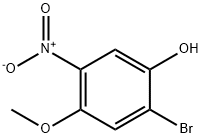 2-Bromo-4-methoxy-5-nitrophenol 结构式