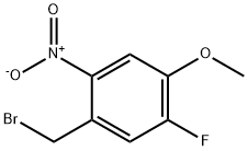 5-Fluoro-4-methoxy-2-nitrobenzyl bromide 结构式