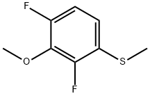 (2,4-Difluoro-3-methoxyphenyl)(methyl)sulfane,1823887-62-2,结构式