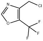 4-(CHLOROMETHYL)-5-(TRIFLUOROMETHYL)-1,3-OXAZOLE Structure