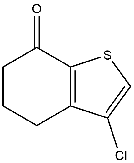 3-Chloro-5,6-dihydrobenzo[b]thiophen-7(4H)-one Structure