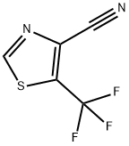 5-(三氟甲基)噻唑-4-腈, 1823914-78-8, 结构式