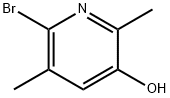6-bromo-2,5-dimethylpyridin-3-ol 化学構造式