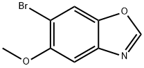 6-Bromo-5-methoxy-1,3-benzoxazole Structure