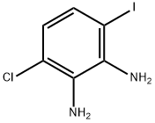 3-Chloro-6-iodobenzene-1,2-diamine Struktur