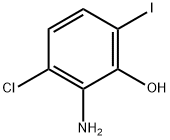 2-Amino-3-chloro-6-iodophenol,1823950-58-8,结构式