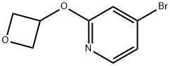 4-Bromo-2-(oxetan-3-yloxy)pyridine Structure