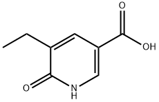 5-Ethyl-1,6-dihydro-6-oxo-3-pyridinecarboxylic acid Structure