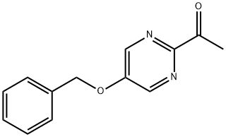 (5-苄氧基)嘧啶-2-基乙酮, 1823988-99-3, 结构式