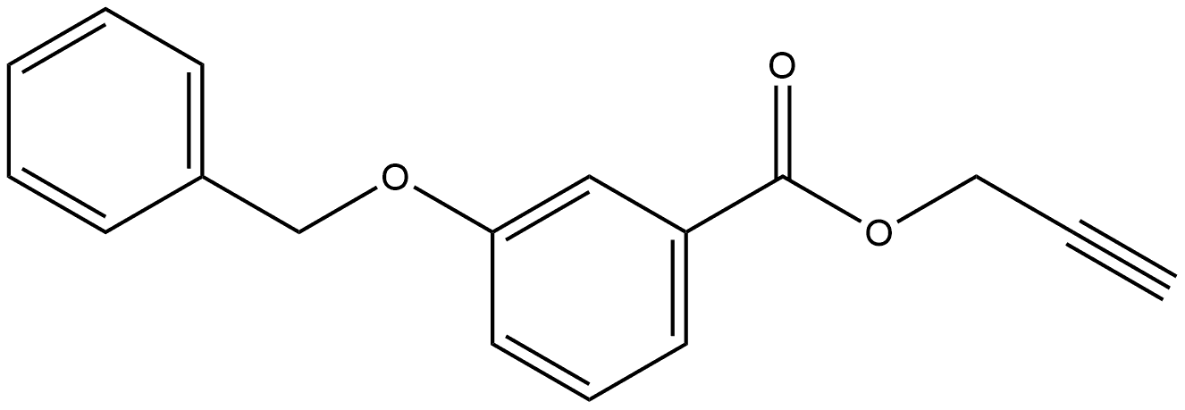 2-Propyn-1-yl 3-(phenylmethoxy)benzoate Structure