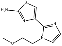 4-(1-(2-Methoxyethyl)-1H-imidazol-2-yl)thiazol-2-amine|