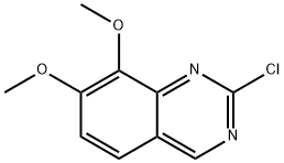 Quinazoline, 2-chloro-7,8-dimethoxy- Structure