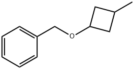 Benzene, [[(3-methylcyclobutyl)oxy]methyl]- Struktur