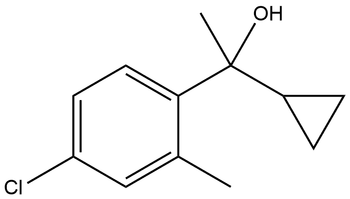 1-(4-Chloro-2-methylphenyl)-1-cyclopropyl ethanol|