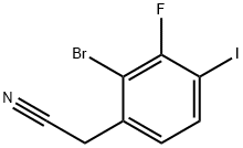 2-Bromo-3-fluoro-4-iodophenylacetonitrile|