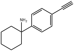 1-(4-Ethynylphenyl)cyclohexanamine Structure