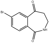 7-Bromo-3,4-dihydro-1H-2-benzazepine-1,5(2H)-dione Structure