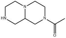 1-(八氢-2H-吡嗪基[1,2-A]吡嗪-2-基)乙烷-1-酮 结构式