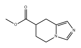 methyl 5,6,7,8-tetrahydroimidazo[1,5-a]pyridine-7-carboxylate Struktur