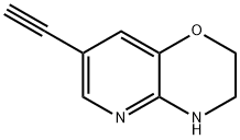 2H-Pyrido[3,2-b]-1,4-oxazine, 7-ethynyl-3,4-dihydro- Struktur