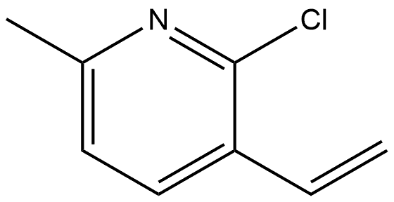 2-Chloro-3-ethenyl-6-methylpyridine,1824165-20-9,结构式