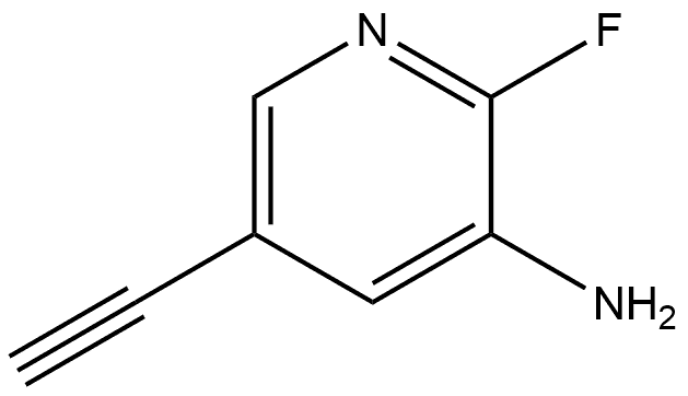 5-Ethynyl-2-fluoro-3-pyridinamine Struktur