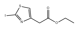 4-Thiazoleacetic acid, 2-iodo-, ethyl ester Structure
